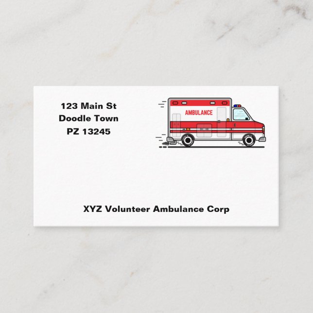 Affärskort Visitkort (Framsida)