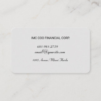 Affärskort Visitkort