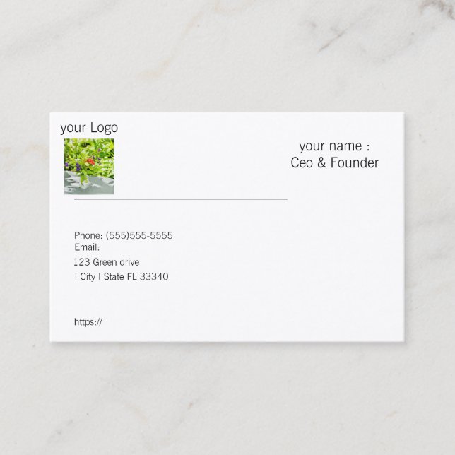 Affärskort Visitkort (Framsida)