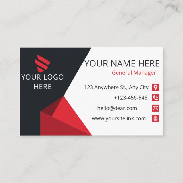 Affärskort Visitkort (Framsida)