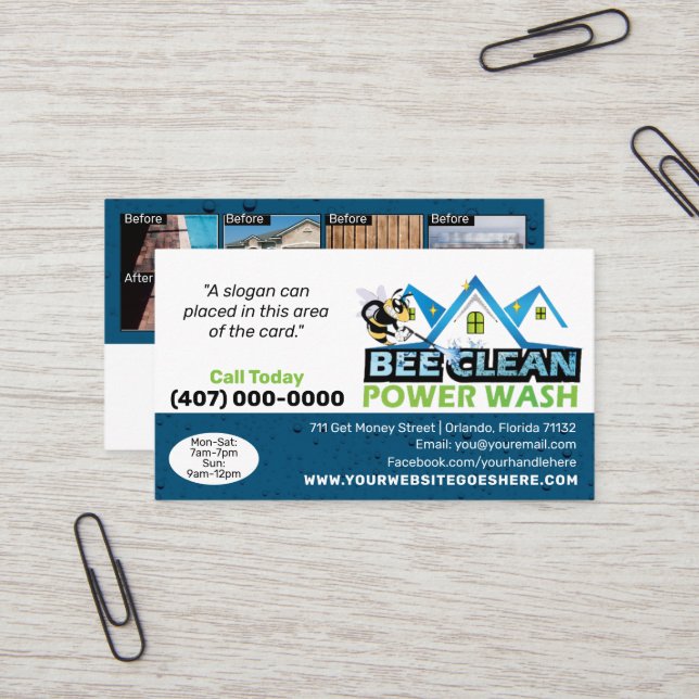 Affärskort Visitkort (Fram/Back In Situ)