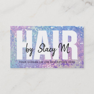 Affärskorten anpassade Holografik Hair Visitkort