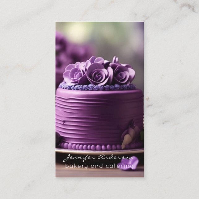 Affärskorten Baker Bakery Visitkort (Framsida)