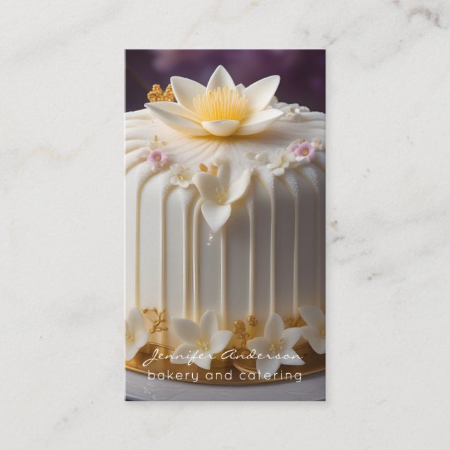 Affärskorten Baker Bakery Visitkort (Framsida)