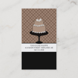 Affärskorten Bakery eller Cake Designer Visitkort