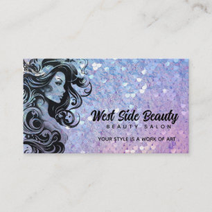 Affärskorten Beauty Salon Slogans Visitkort