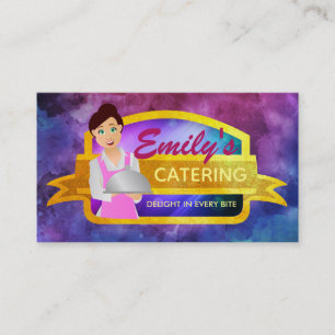 Affärskorten Catering Slogans Visitkort