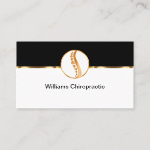 Affärskorten Classy Chiropractor Tema Visitkort