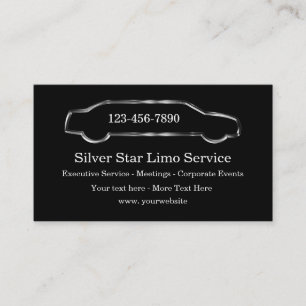 Affärskorten Classy Taxi och Limousinine Visitkort