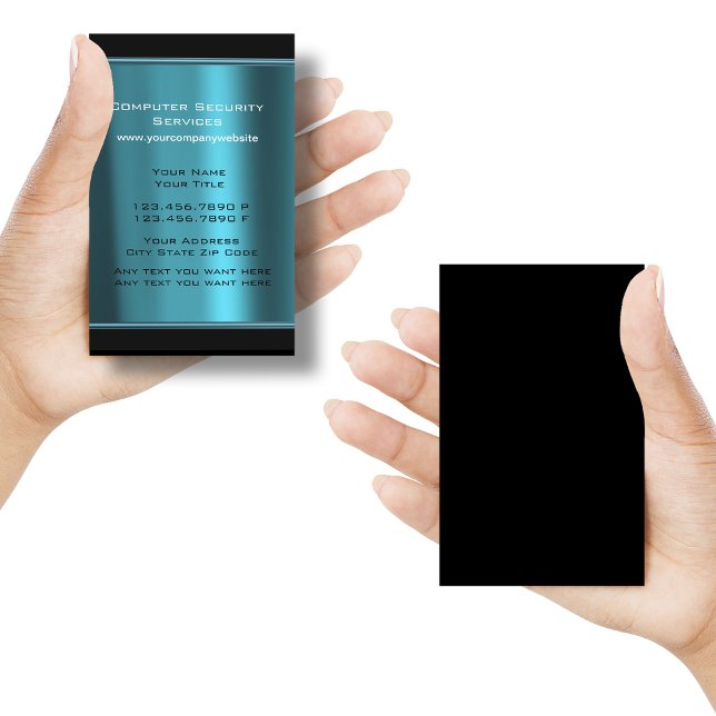 Affärskorten Coola Datorer Visitkort (Skapare uppladdad)