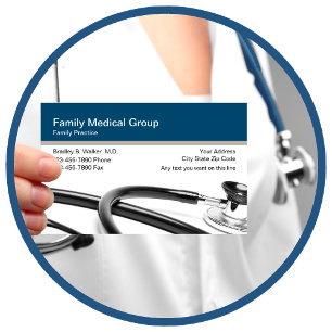 Affärskorten Family Medical Doktor Visitkort