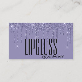 Affärskorten Glitter Lipgloss Visitkort