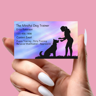 Affärskorten hund Hund Trainer Visitkort