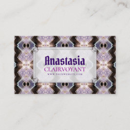 Affärskorten lila Glow Sparkly Energy Visitkort