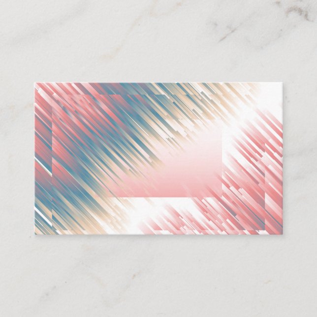Affärskorten Melon Rainbow Gradient Visitkort (Framsida)