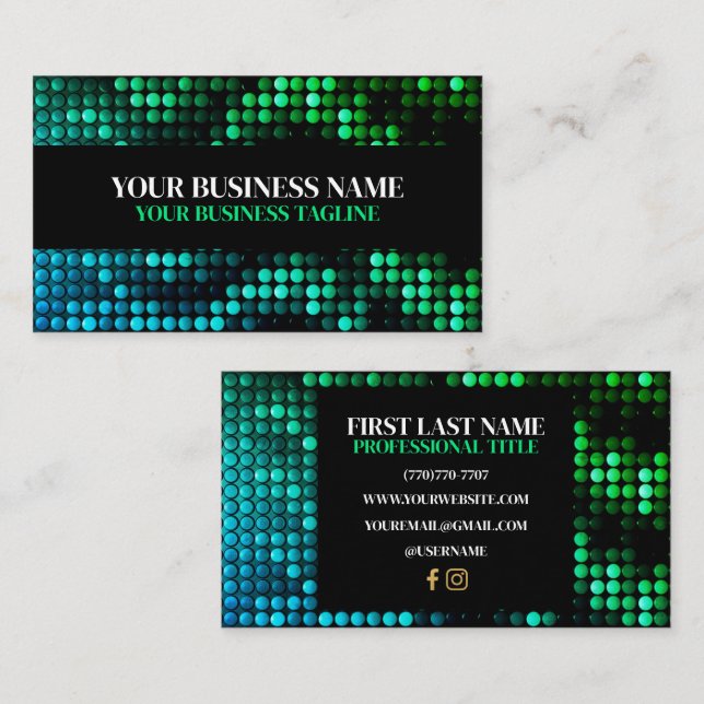 Affärskorten Modern Professionell Designer Visitkort (Fram/baksida)