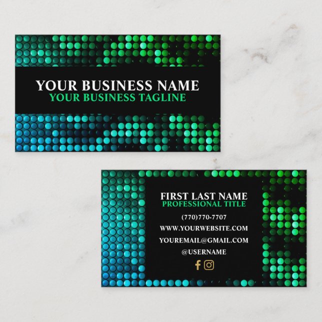 Affärskorten Modern Professionell Designer Visitkort (Fram/baksida)