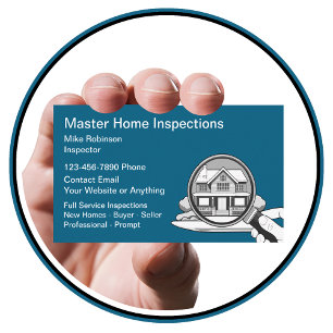 Affärskorten professionell Home Inspection Visitkort