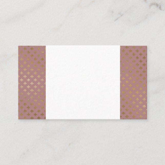 Affärskorten rosa Foil Visitkort (Framsida)