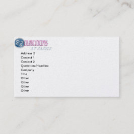 AFFÄRSKORTEN SKAPAR DIN EGEN PERSONAL ELLER FÖRETA VISITKORT