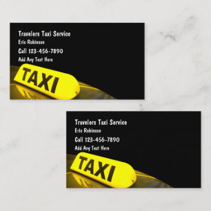Affärskorten Taxi Light Transport Visitkort