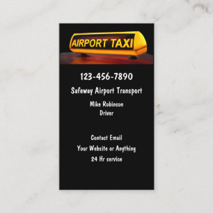 Affärskorten Taxi Transport Visitkort