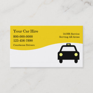 Affärskorten taxi visitkort
