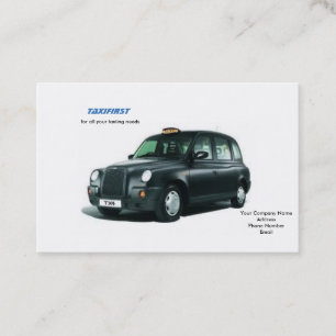 Affärskorten taxi visitkort
