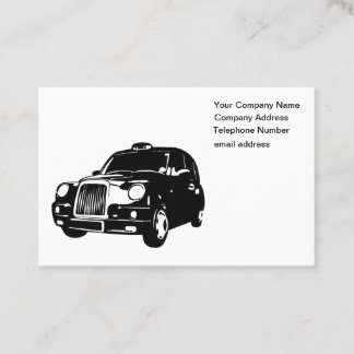 Affärskorten taxi visitkort