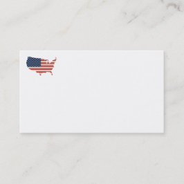Affärskorten USA flagga Visitkort