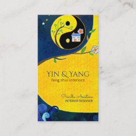 Affärskorten Yin & Yang Feng Shui Insida Visitkort