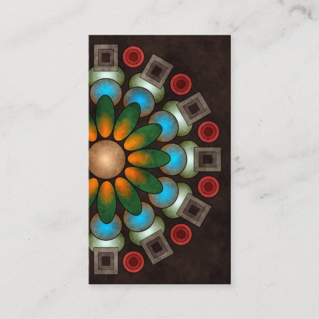 Affärskortet Abstrakt av vektorgrafik för utspädd  Visitkort (Framsida)