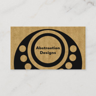 Affärskortet abstraktens dimensioner visitkort