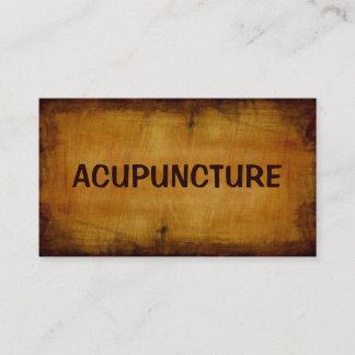 Affärskortet Acupuncture Antique Visitkort