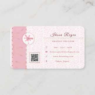 Affärskortet Aesthetic Rosegold Visitkort