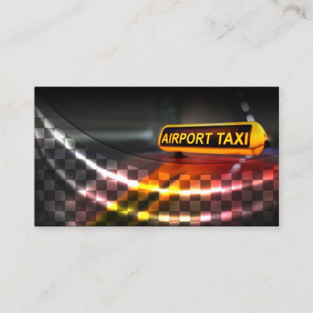 Affärskortet Airport Taxi Service Visitkort (Framsida)
