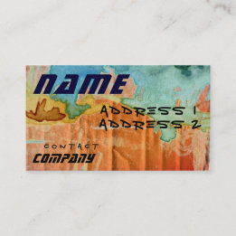 Affärskortet Alien Cardboard Visitkort