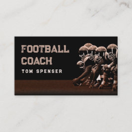 Affärskortet American Football Coach Visitkort