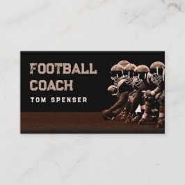 Affärskortet American Football Coach Visitkort