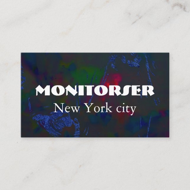 Affärskortet anpassade | Modern Visitkort (Framsida)