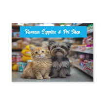 Affärskortet anpassade Pet Shop