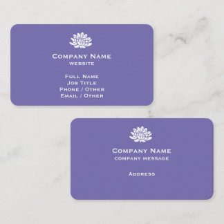 Affärskortet anpassade Violet Visitkort