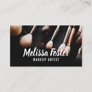 Affärskortet anpassningsbar Makeup-penselmakeup-a Visitkort