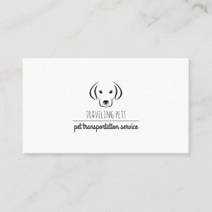 Affärskortet anpassningsbar Pet Delivery Service Visitkort