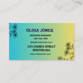 Affärskortet anpassningsbar | Professionell och Sn Visitkort