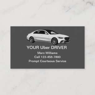Affärskortet anpassningsbar Ride Haling Uber Drive Visitkort