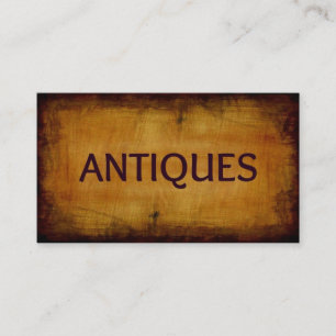 Affärskortet Antiques Brushed Antique Visitkort