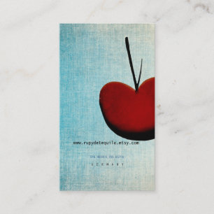 Affärskortet Apple Cherry Visitkort