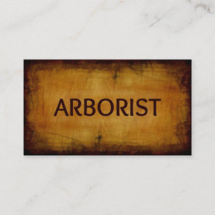 Affärskortet Arborist Antique Brushed Wood Visitkort