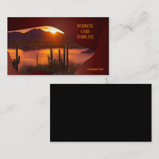 Affärskortet Arizona Sunset Desert Visitkort